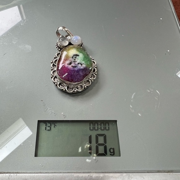 Sterling Silver Gemstone Pendant - Picture 2 of 7